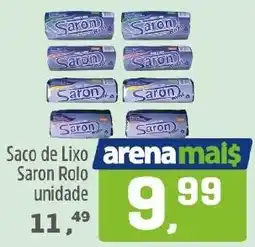 Arena Atacado Saco de Lixo Saron Rolo unidade oferta