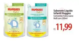 Atacadão Sabonete Líquido Infantil Huggies Camomila/ Extra suave Refil oferta