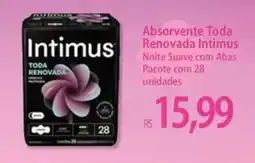Atacadão Absorvente Toda Renovada Intimus Noite Suave com Abas oferta