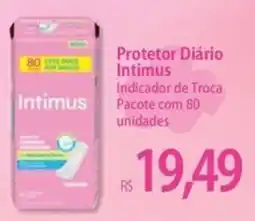 Atacadão Protetor Diário Intimus oferta