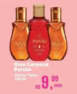 Supermercados Mateus Óleo Corporal Paixão oferta