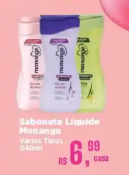 Supermercados Mateus Sabonete Liquido Monange oferta
