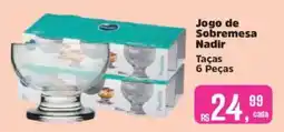 Supermercados Mateus Jogo de Sobremesa Nadir oferta