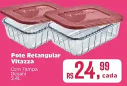 Supermercados Mateus Pote Retangular Vitazza oferta