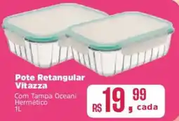 Supermercados Mateus Pote Retangular Vitazza oferta