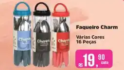 Supermercados Mateus Faqueiro Charm Várias Cores 16 Peças oferta