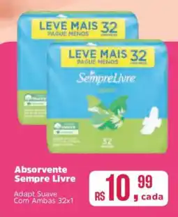Supermercados Mateus Absorvente Sempre Livre oferta