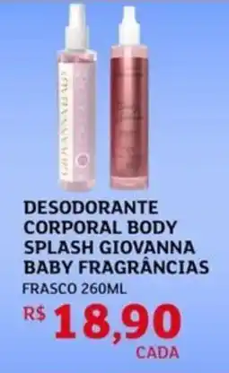 Assaí Atacadista Desodorante corporal body splash giovanna baby fragrâncias frasco oferta
