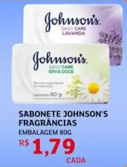 Assaí Atacadista Sabonete johnson's fragrâncias embalagem oferta