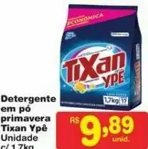 Detergente em pó tixan ypê 1.7kg