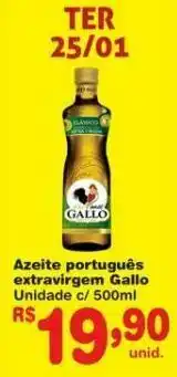 Dia Azeite português extravirgem gallo 500ml oferta