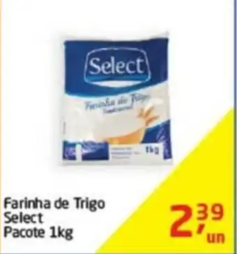 Farinha de trigo Select pacote 1kg