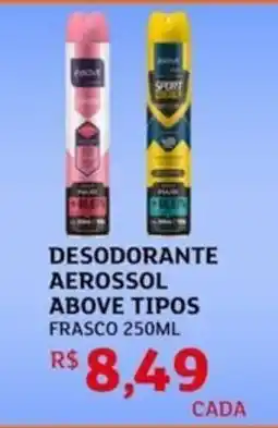 Assaí Atacadista Desodorante aerossol above tipos frasco oferta