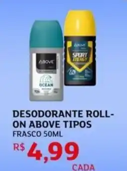 Assaí Atacadista Desodorante roll- on above tipos frasco oferta