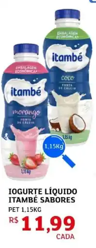 Assaí Atacadista Iogurte líquido itambé sabores oferta
