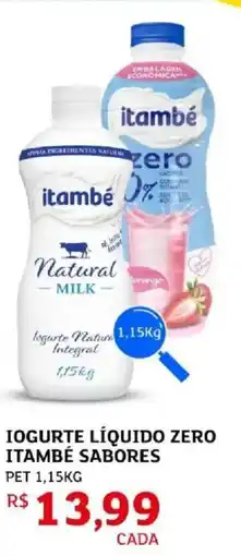 Assaí Atacadista Iogurte líquido zero itambé sabores oferta