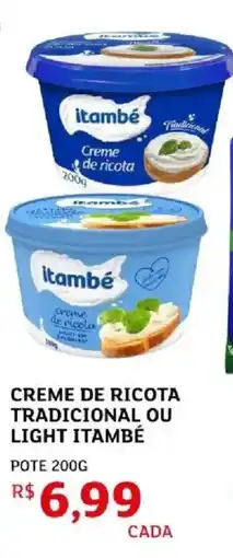 Assaí Atacadista Creme de ricota tradicional ou light itambé oferta