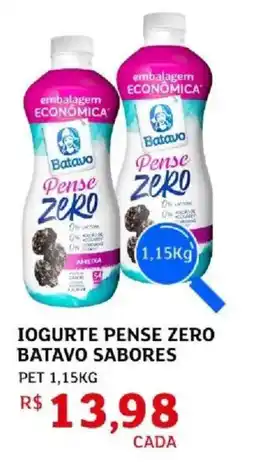 Assaí Atacadista Iogurte pense zero batavo sabores pet oferta