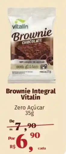 Supermercados Mateus Brownie Integral Vitalin Zero Açúcar oferta