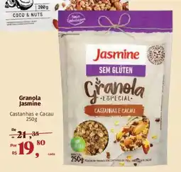 Supermercados Mateus Granola Jasmine Castanhas e Cacau oferta