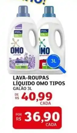 Assaí Atacadista Lava-roupas líquido omo tipos oferta