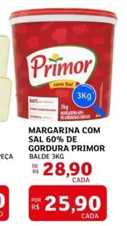 Assaí Atacadista Margarina com sal 60% de gordura primor oferta