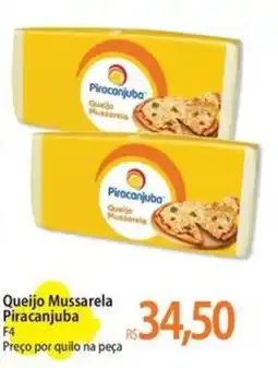 Atacadão Queijo Mussarela Piracanjuba oferta