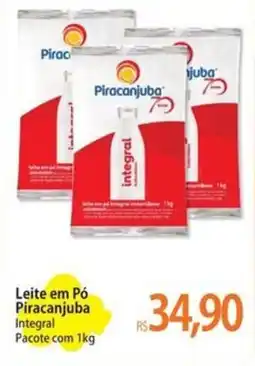 Atacadão Leite em Pó Piracanjuba Integral Pacote oferta