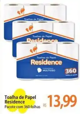 Atacadão Toalha de Papel Residence Pacote com 360 folhas oferta