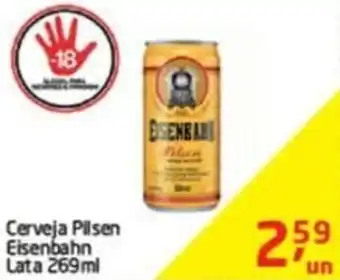 Cerveja Pilsen Eisenbahm lata 269ml