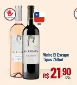 Max Atacadista Vinho El Escape Tipos oferta