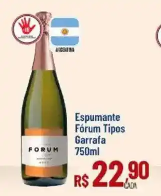 Espumante Fórum Tipos Garrafa
