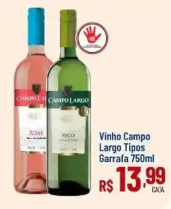 Max Atacadista Vinho Campo Largo Tipos Garrafa oferta