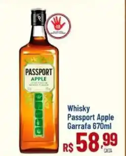 Max Atacadista Whisky Passport Apple Garrafa oferta