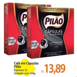 Atacadão Café em Cápsulas Pilão oferta