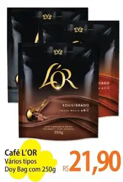 Atacadão Café L'OR Vários tipos Doy Bag oferta