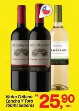 Fort Atacadista Vinho Chileno Concha Y Toro Sabores oferta