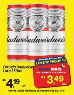Fort Atacadista Cerveja Budweiser Lata oferta
