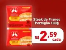 Supermercados Pague Menos Steak de Frango Perdigão oferta