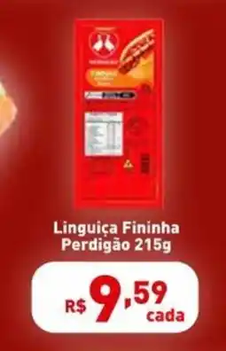 Supermercados Pague Menos Linguiça Fininha Perdigão oferta