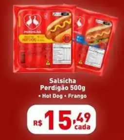 Supermercados Pague Menos Salsicha Perdigão oferta