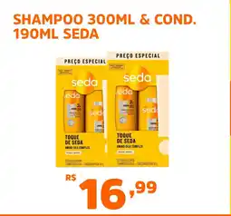 Supermercados Pague Menos Shampoo & cond. seda oferta
