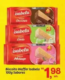 Fort Atacadista Biscoito Waffer Isabela Sabores oferta