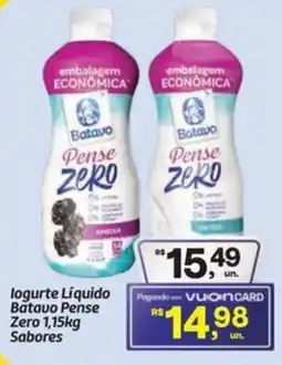 Fort Atacadista logurte Líquido Batavo Pense Zero Sabores oferta