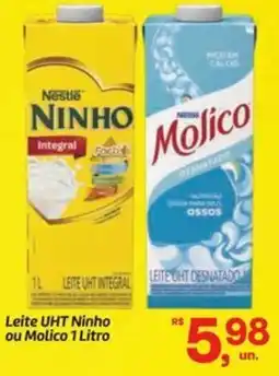 Fort Atacadista Leite UHT Ninho ou Molico oferta