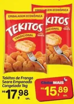 Fort Atacadista Tekitos de Frango Seara Empanado Congelado oferta