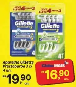 Fort Atacadista Aparelho Gillette Prestobarba 3 c/ 4 un. oferta