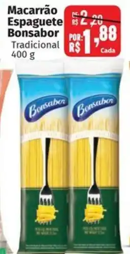 Supermercados Mateus Macarrão Espaguete Bonsabor oferta