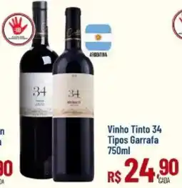 Max Atacadista Vinho Tinto 34 Tipos Garrafa oferta