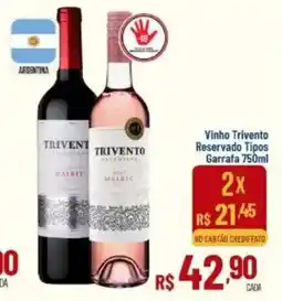 Max Atacadista Vinho Trivento Reservado Tipos Garrafa oferta